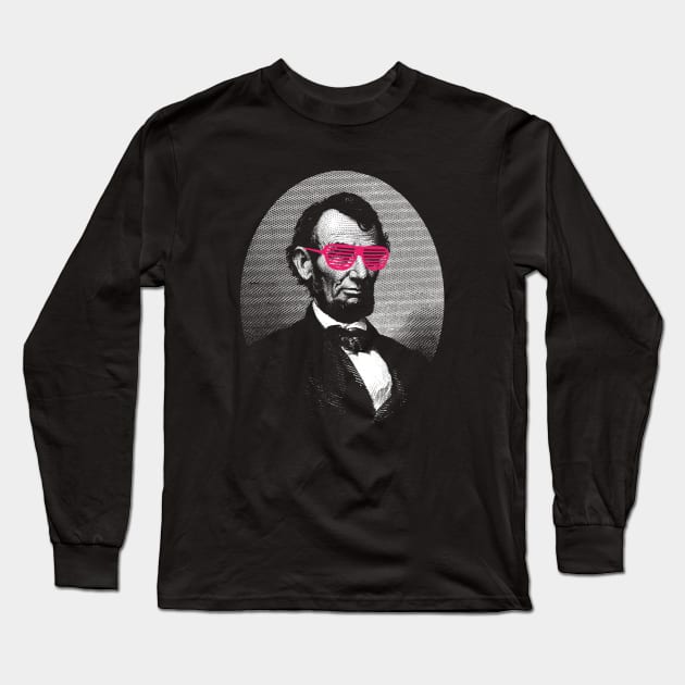 Rave-raham Lincoln [Rx-Tp] Long Sleeve T-Shirt by Roufxis